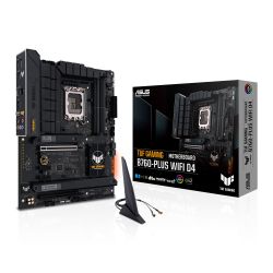 Asus TUF GAMING B760-PLUS WIFI D4, Intel B760, 1700, ATX, 4 DDR4, HDMI, DP, Wi-Fi 6, 2.5G LAN, PCIe5, 3x M.2, RGB Asus TUF GAMING B760-PLUS WIFI D4, Intel B760, 1700, ATX, 4 DDR4, HDMI, DP, Wi-Fi 6, 2.5G LAN, PCIe5, 3x M.2, RGB